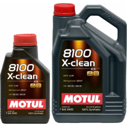 Motul 8100 X-Clean 5W-30 1 л, (102785) моторна олива