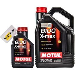 Motul 8100 X-Max 0W-30 1 л, (347201) моторна олива