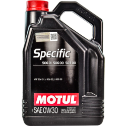 Motul Specific 506 01 506 00 503 00 0W-30 5 л, (824206) моторна олива