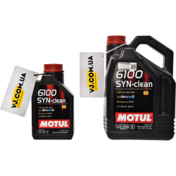 Motul 6100 Syn-Clean 5W-30 1 л, (814211) моторна олива