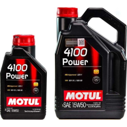 Motul 4100 Power 15W-50 1 л, (386201) моторна олива