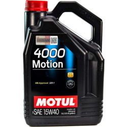 Motul 4000 Motion 15W-40 5 л, (386406) моторна олива