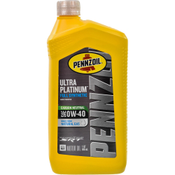Pennzoil Ultra Platinum 0W-40, 0,946 л (550040856) моторна олива