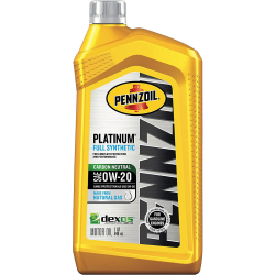 Pennzoil Platinum Fully Synthetic 0W-20, 0.946 л (550036541) моторна олива