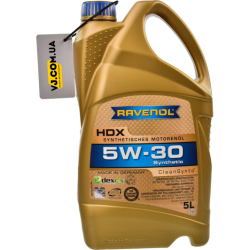 Ravenol HDX 5W-30 5 л, (1111125005) моторна олива