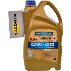 Ravenol SSL 0W-40 4 л, (11111084) моторна олива