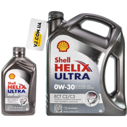 Shell Helix Ultra ECT С2/С3 0W-30 1 л (550046305) моторна олива
