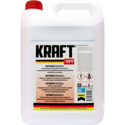 Готовый антифриз KRAFT G12/G12+ красный -35 °C