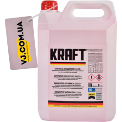 KRAFT G12+ красный, 5 л (KF104) концентрат антифриза