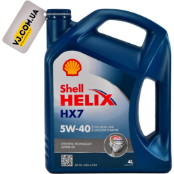 Shell Helix HX7 5W-40 4 л, (550040513) моторна олива
