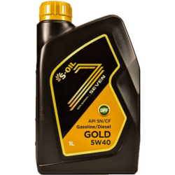 S-Oil Seven Gold 5W-40 (1 л, 4 л, 20 л) моторна олива