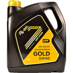 S-Oil Seven Gold 5W-40 4 л, (sg5404) моторна олива