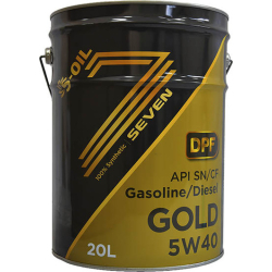 S-Oil Seven Gold 5W-40 20 л, (sg54020) моторна олива