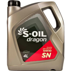 S-Oil Dragon SN 10W-40 4 л, (dsn10404) моторна олива