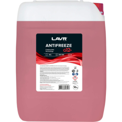 Готовый антифриз Lavr Carboxylate Technology G12+ красный -45 °C