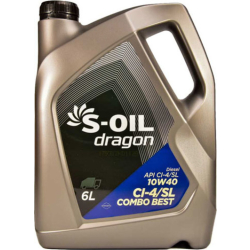 S-Oil Dragon Combo Best 10W-40 6 л, (dcb10406) моторна олива