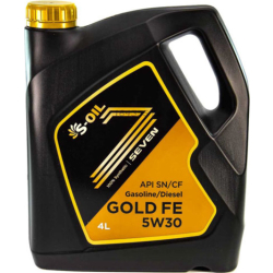 S-Oil Seven Gold FE 5W-30 4 л, (sgfe5304) моторна олива