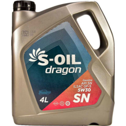 S-Oil Dragon SN 5W-30 4 л, (dsn5304) моторна олива