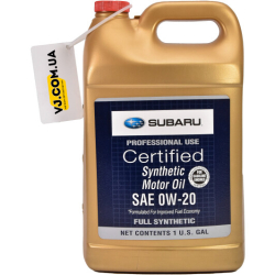 Subaru Synthetic Motor Oil 0W-20 3,78 л, моторна олива
