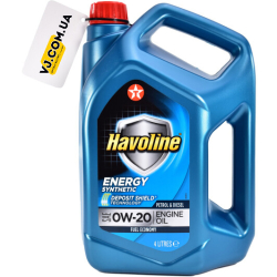 Texaco Havoline Energy 0W-20 4 л, моторна олива