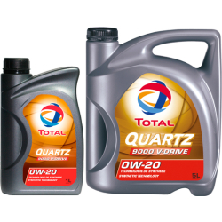 Total QUARTZ 9000 V-DRIVE 0W-20 1 л, (202180) моторна олива