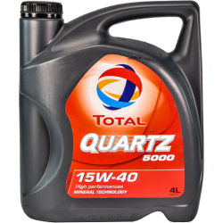 Total Quartz 5000 15W-40 4 л, (148595) моторна олива