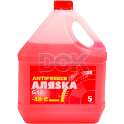 Готовий антифриз АЛЯSКА G12 червоний -40 °C