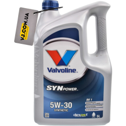 Valvoline SynPower DX1 5W-30 5 л, (885853) моторна олива