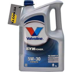 Valvoline SynPower FE 5W-30 5 л, (872552) моторна олива