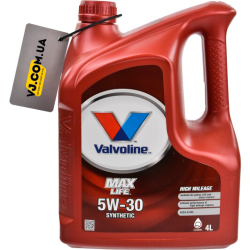 Valvoline MaxLife 5W-30 4 л, (872370) моторна олива