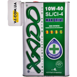 Xado Atomic SL/CI-4 10W-40 4 л, (xa20209) моторна олива