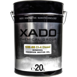Xado Atomic CI-4 Diesel 15W-40 20 л, (xa28514) моторна олива