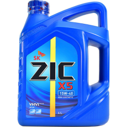 ZIC X5 15W-40 4 л, (162647) моторна олива