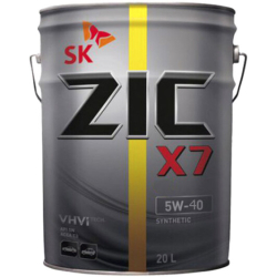 ZIC X7 5W-40 20 л, (192662) моторна олива