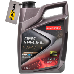 Champion OEM Specific C3 5W-30 4 л, (8208812) моторна олива