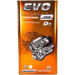 EVO D7 Turbo Diesel 5W-40 5 л, моторна олива