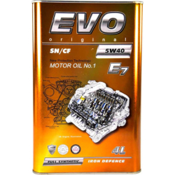 EVO E7 5W-40 4 л, (evoe75w404l) моторна олива