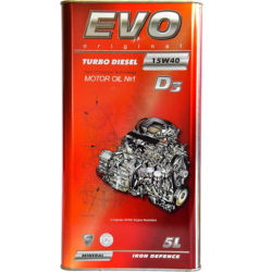 EVO D3 Turbo Diesel 15W-40 5 л, моторна олива