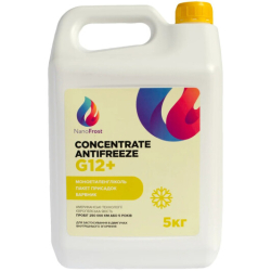 NanoFrost Concentrate G12+ желтый, 5 л концентрат антифриза