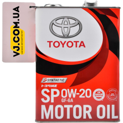 Toyota SP 0W-20 4 л, (0888013205) моторна олива