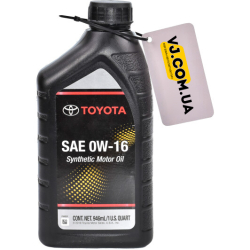 Toyota Motor Oil 0W-16 1 л, (0027916qte) моторна олива