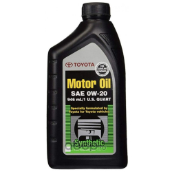 Toyota Synthetic Motor Oil 0W-20 1 л, (002790wqte) моторна олива