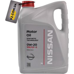 Nissan Motor Oil SN/GF-5 0W-20 5 л, (ke90090143) моторна олива