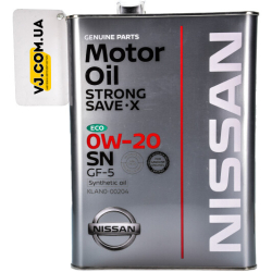 Nissan Strong Save X 0W-20 4 л, (klan000204) моторна олива