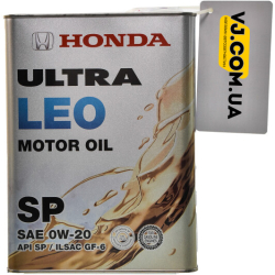 Honda Ultra LEO SP/GF-6 0W-20 4 л, (0822799974) моторна олива