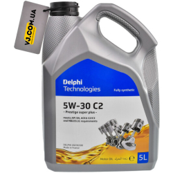 Delphi Prestige Super Plus C2 5W-30 5 л, (28236308) моторна олива