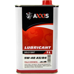 Axxis Gold Sint A3/B4 5W-40 (1 л, 4 л) моторна олива