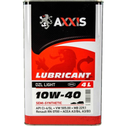 Axxis DZL Light 10W-40 4 л, моторна олива