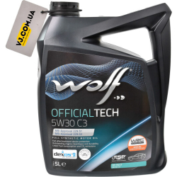 Wolf Officialtech C3 5W-30 5 л, (8308215) моторна олива