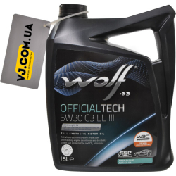 Wolf Officialtech C3 LL III 5W-30 5 л, (1048181) моторна олива